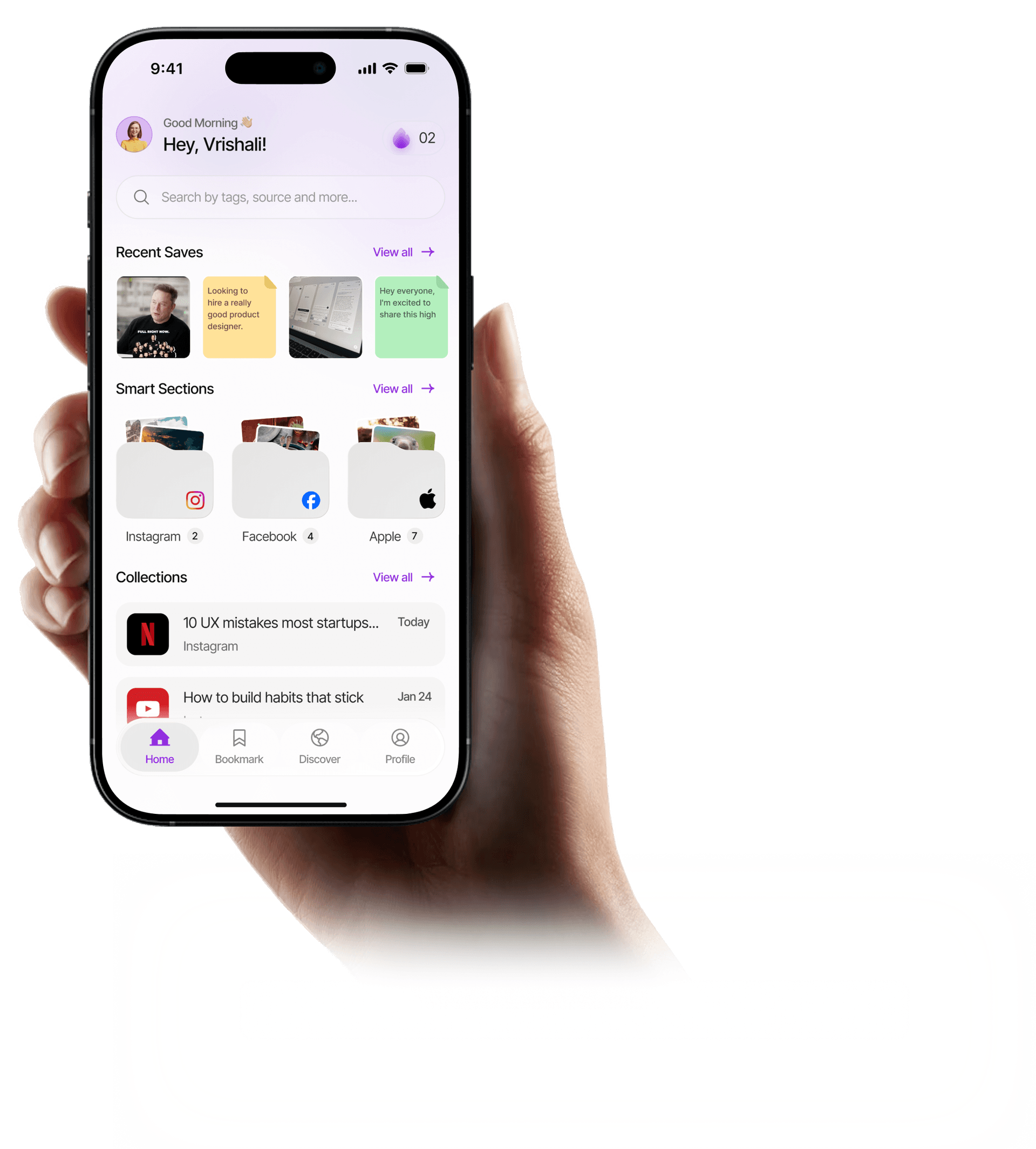 Recall app on iPhone